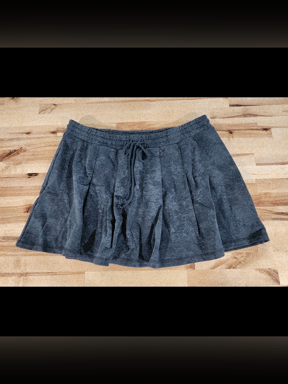 Anthropologie Daily Practice Pull-On Washed Mini Skirt Size XL NWT